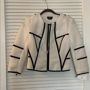 Beautiful white and black jacket